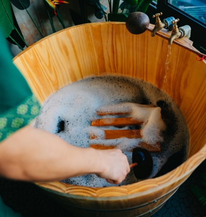 Ngâm chân thảo dược